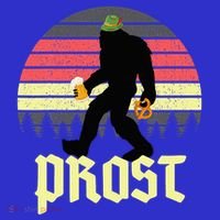 Funny Bigfoot Drinking Beer German Oktoberfest Prost Sweatshirt thumb 3