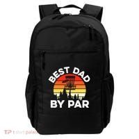 Funny Best Dad By Par FatherS Day Disc Golf Golfing Gift Backpack thumb 0