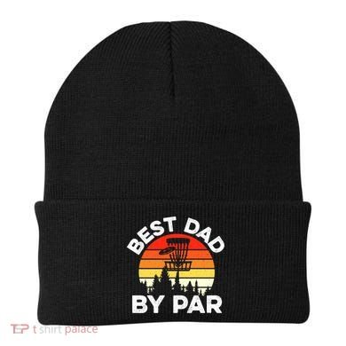 Funny Best Dad By Par FatherS Day Disc Golf Golfing Gift Beanie