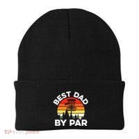 Funny Best Dad By Par FatherS Day Disc Golf Golfing Gift Beanie thumb 0