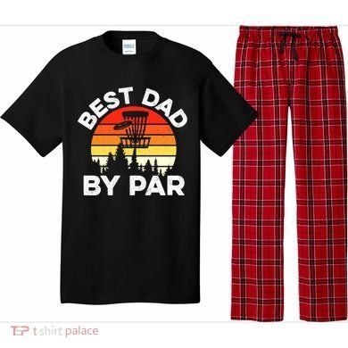 Funny Best Dad By Par FatherS Day Disc Golf Golfing Gift Pajama Set