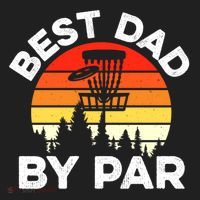 Funny Best Dad By Par FatherS Day Disc Golf Golfing Gift Hat thumb 2