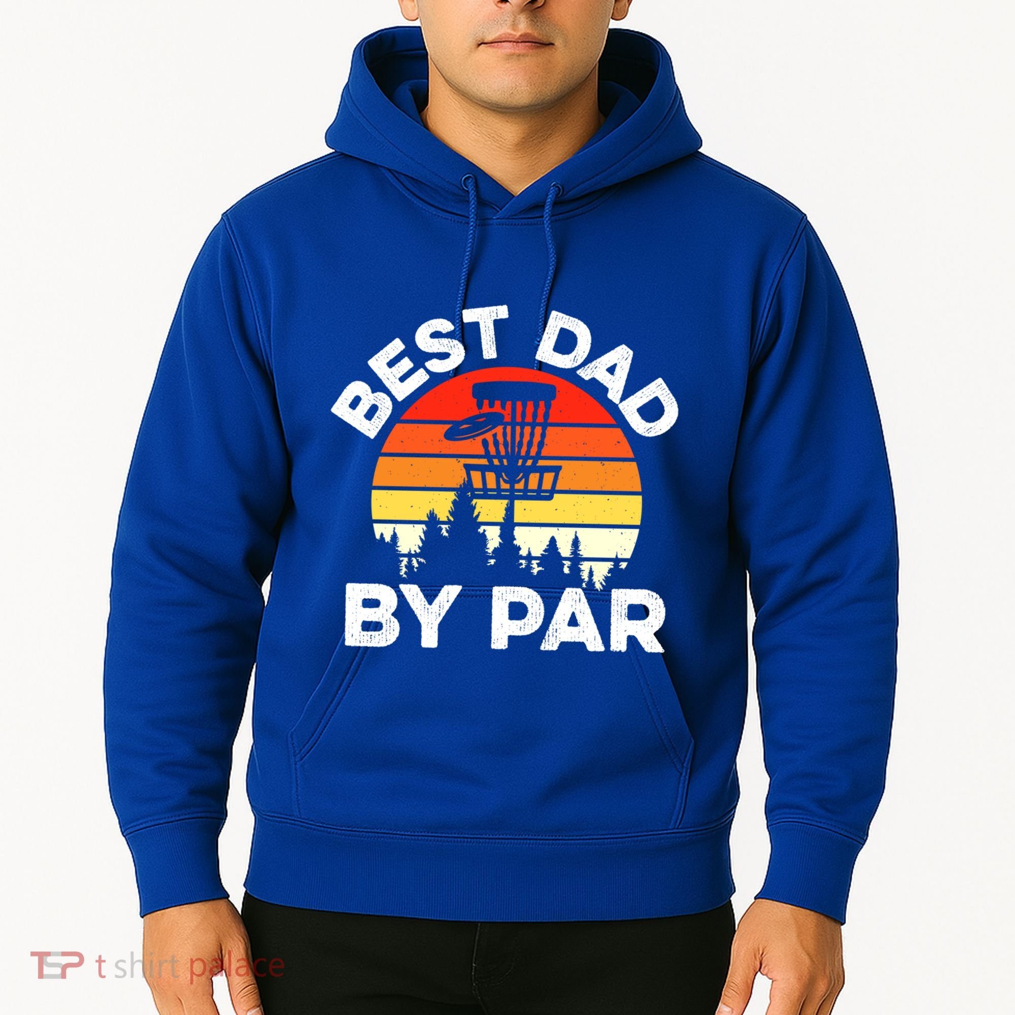 Funny Best Dad By Par FatherS Day Disc Golf Golfing Gift Hoodie
