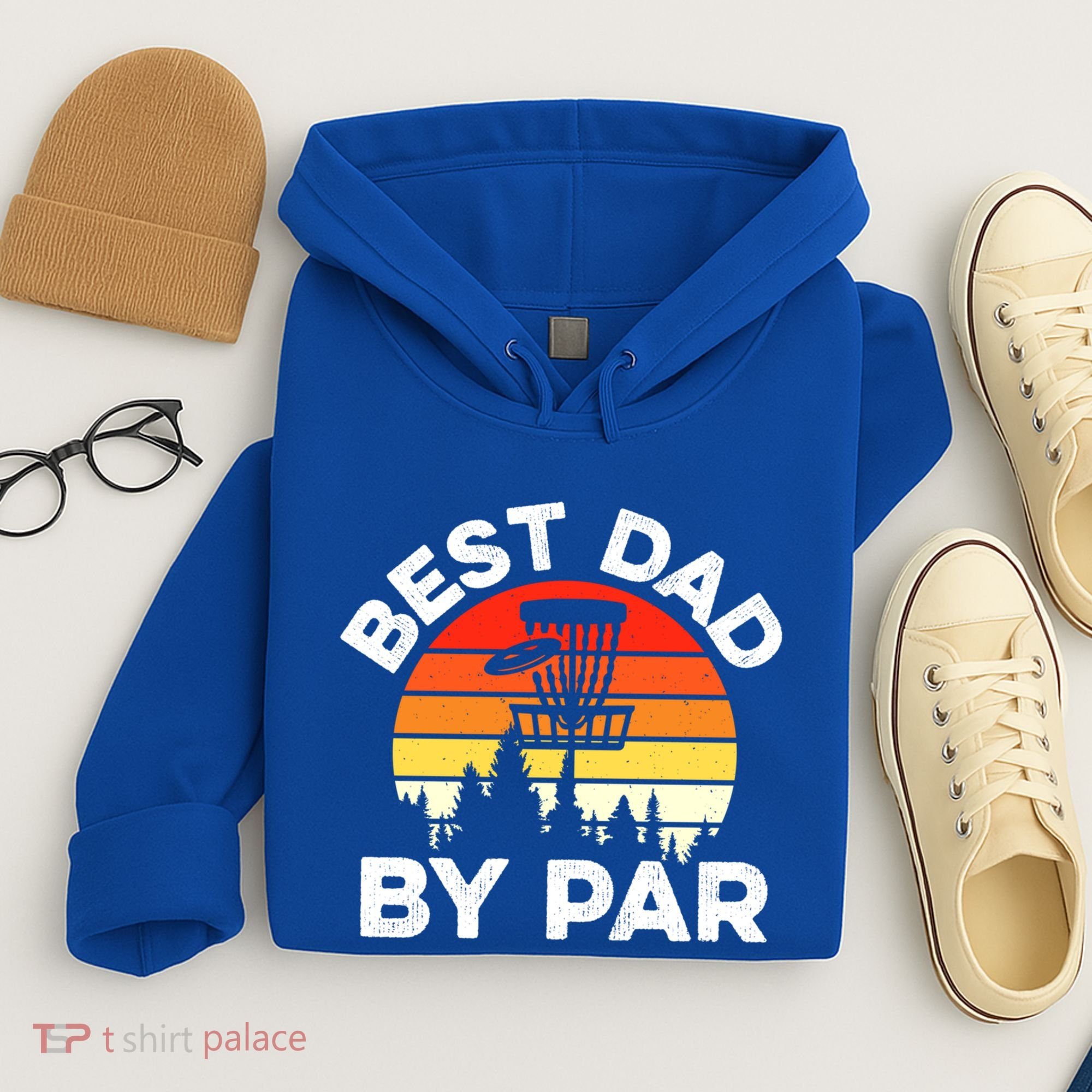 Funny Best Dad By Par FatherS Day Disc Golf Golfing Gift Hoodie