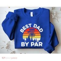 Funny Best Dad By Par FatherS Day Disc Golf Golfing Gift Sweatshirt thumb 2