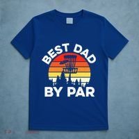Funny Best Dad By Par FatherS Day Disc Golf Golfing Gift T-Shirt thumb 5