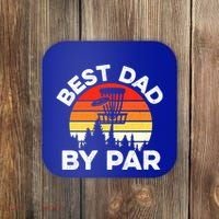 Funny Best Dad By Par FatherS Day Disc Golf Golfing Gift Coaster thumb 0