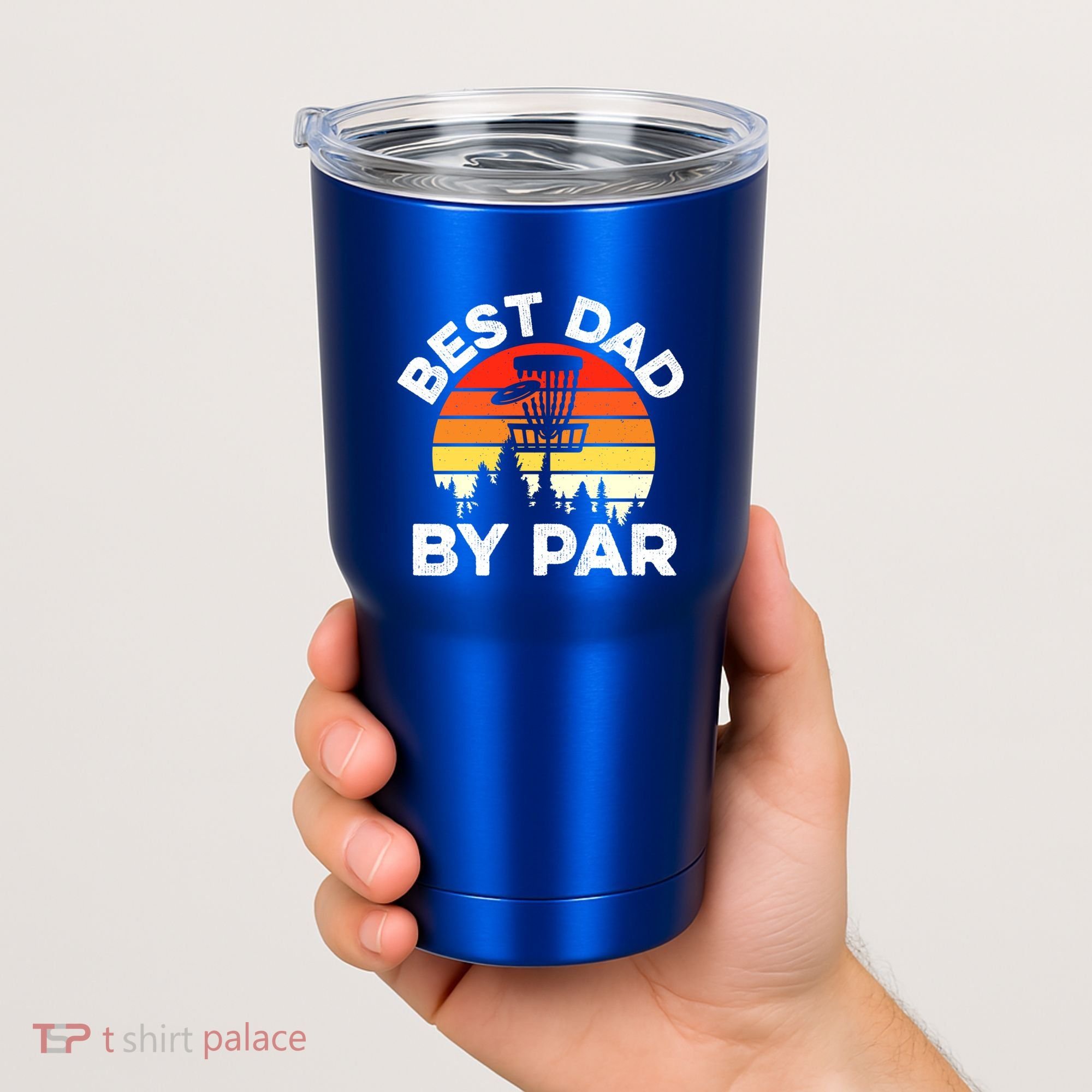 Funny Best Dad By Par FatherS Day Disc Golf Golfing Gift Tumbler