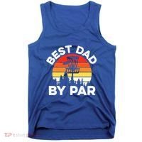 Funny Best Dad By Par FatherS Day Disc Golf Golfing Gift Tank Top thumb 0