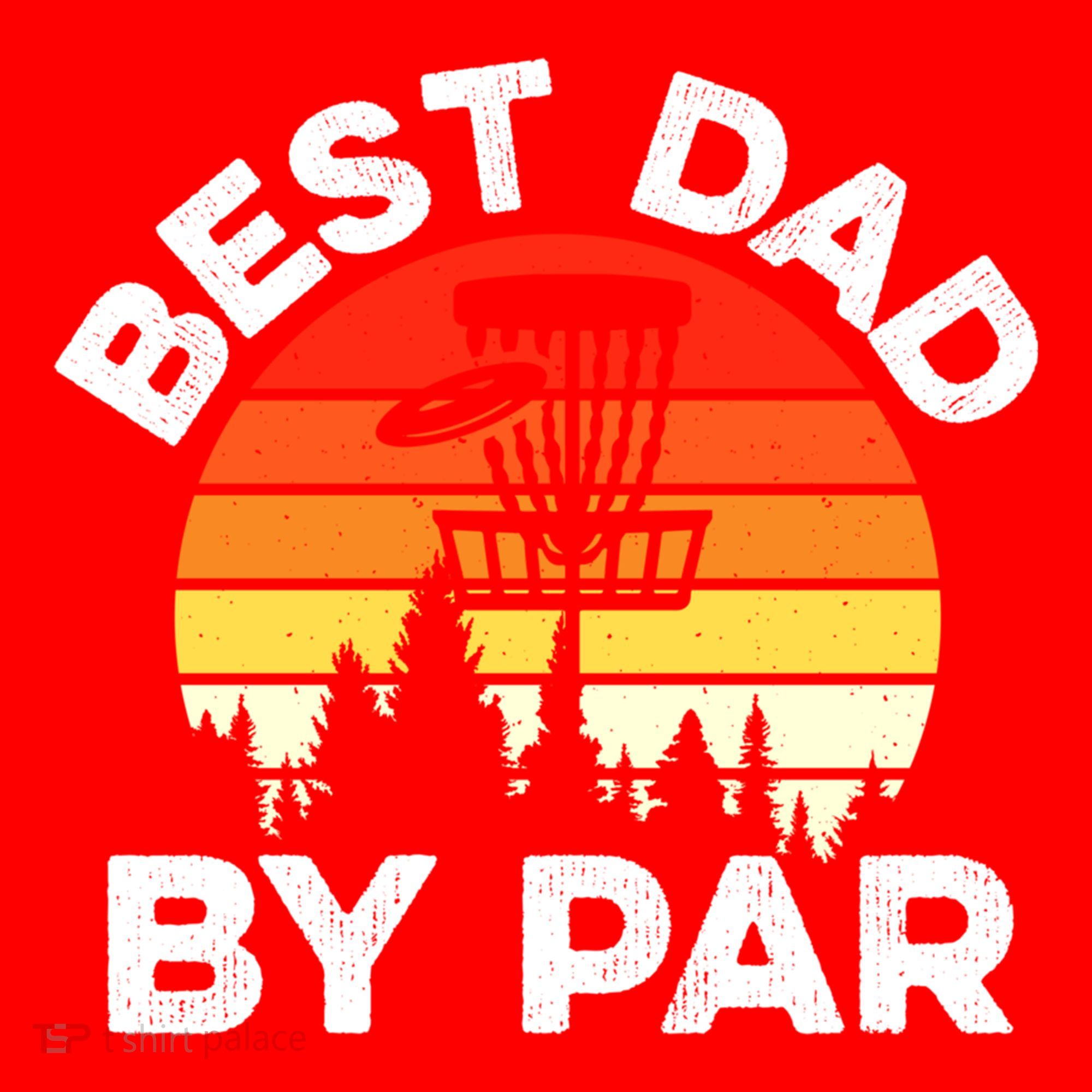 Funny Best Dad By Par FatherS Day Disc Golf Golfing Gift Santa Hat