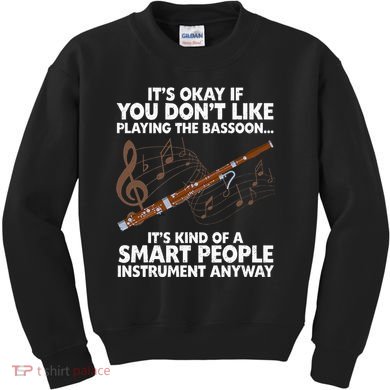 Funny Bassoon Design Bassoonist Bassoon Lover Kids Sweatshirt