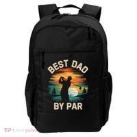 Funny Best Dad By Par Golf Lover FatherS Day Gift Backpack thumb 0