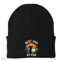 Funny Best Dad By Par Golf Lover FatherS Day Gift Beanie thumb 0