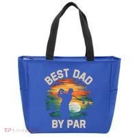 Funny Best Dad By Par Golf Lover FatherS Day Gift Tote Bag thumb 0