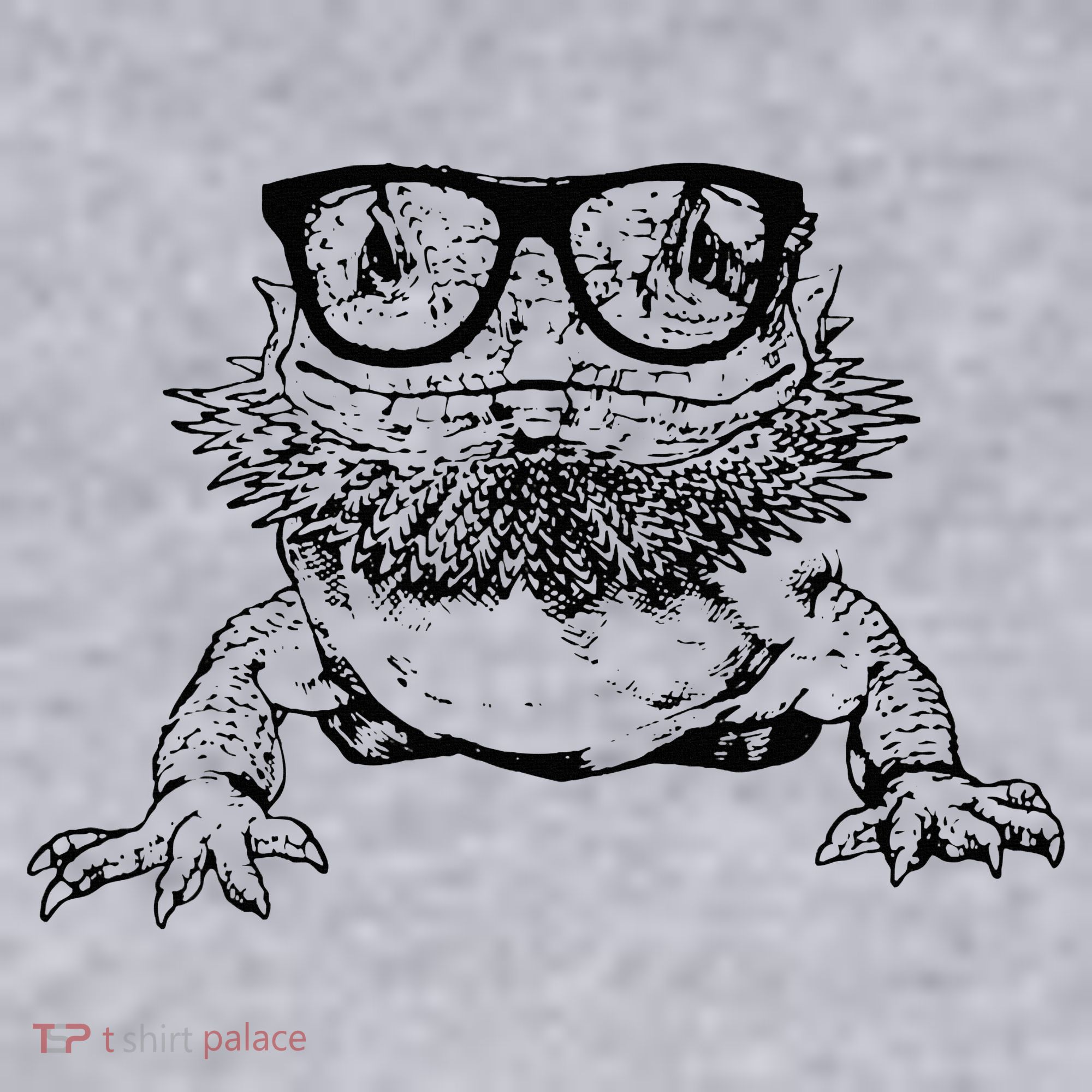 Funny Bearded Dragon Cute Reptile Lizard Nerdy Glass Animal Women's Sweatshirt