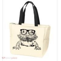 Funny Bearded Dragon Cute Reptile Lizard Nerdy Glass Animal Tote Bag thumb 3
