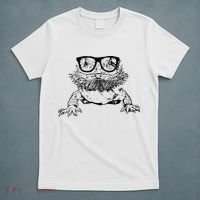Funny Bearded Dragon Cute Reptile Lizard Nerdy Glass Animal T-Shirt thumb 5
