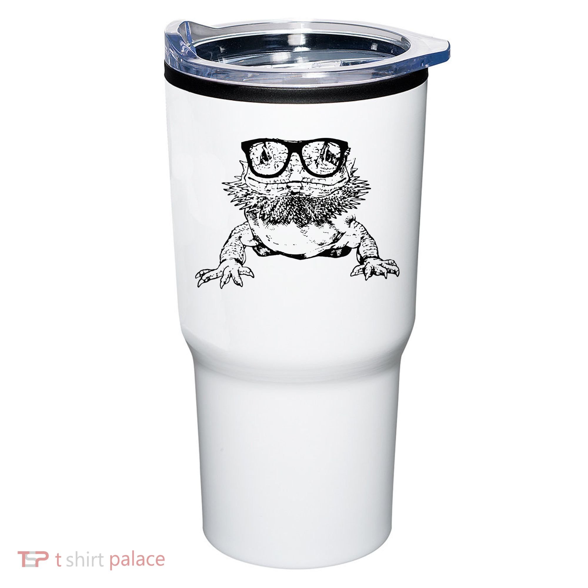Funny Bearded Dragon Cute Reptile Lizard Nerdy Glass Animal Tumbler