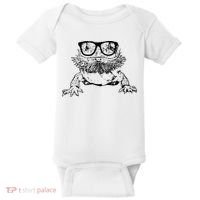 Funny Bearded Dragon Cute Reptile Lizard Nerdy Glass Animal Baby Bodysuit thumb 0