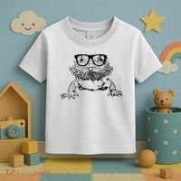 Funny Bearded Dragon Cute Reptile Lizard Nerdy Glass Animal Toddler T-Shirt thumb 3