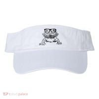 Funny Bearded Dragon Cute Reptile Lizard Nerdy Glass Animal Visor thumb 0