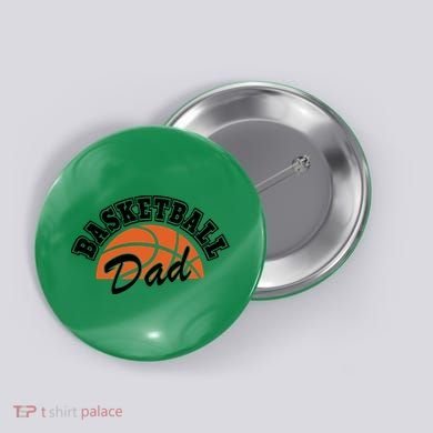 Funny Basketball Dad Gift For Basketball Player Button