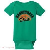 Funny Basketball Dad Gift For Basketball Player Baby Bodysuit thumb 0