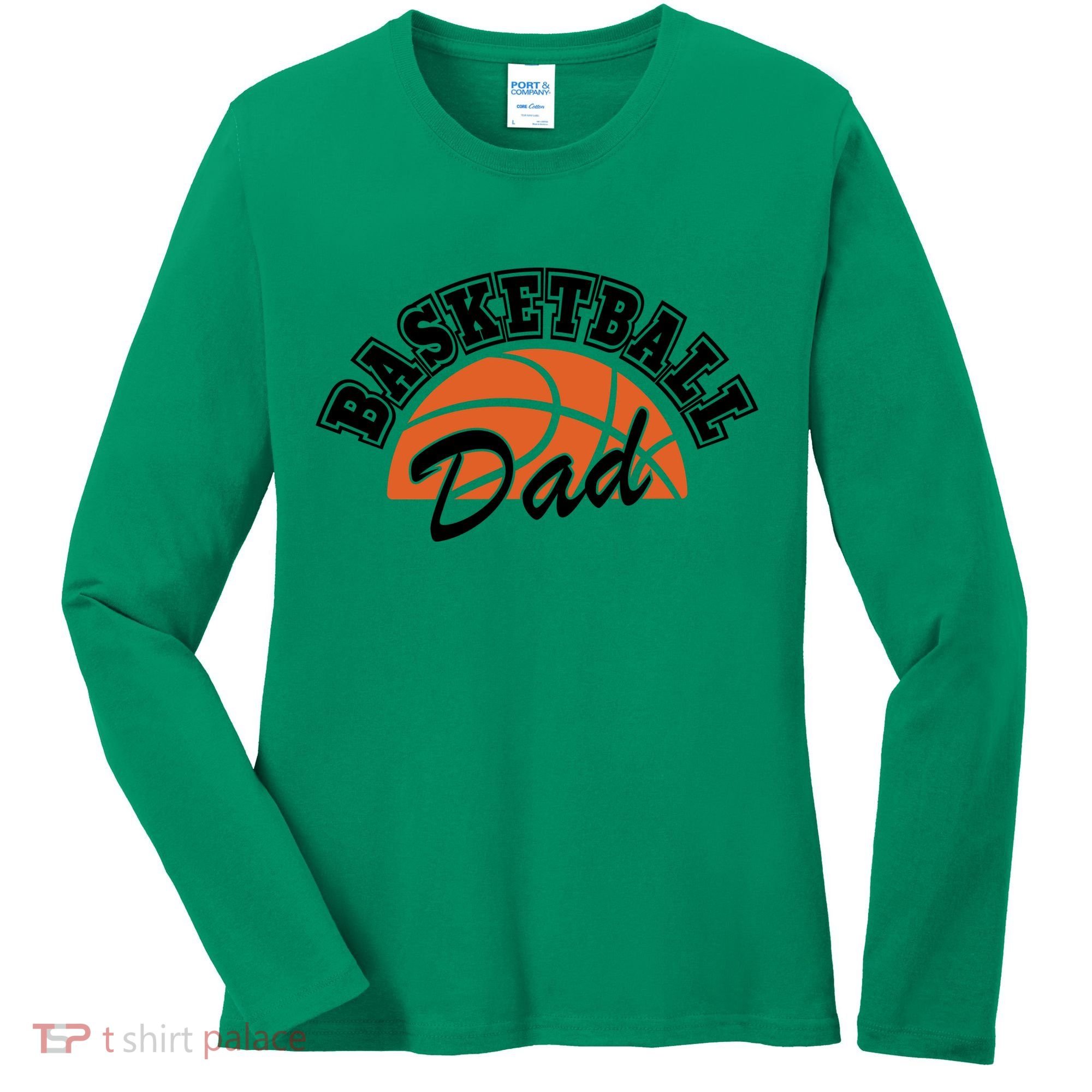 Funny Basketball Dad Gift For Basketball Player Women's Long Sleeve Shirt