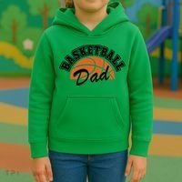 Funny Basketball Dad Gift For Basketball Player Kids Hoodie thumb 3