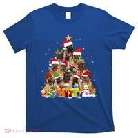 French Bulldog Dog Christmas Lights Tree Pet Dog Lover Xmas Meaningful Gift T-Shirt thumb 0
