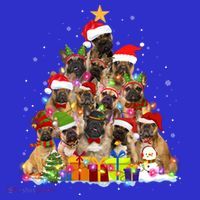 French Bulldog Dog Christmas Lights Tree Pet Dog Lover Xmas Meaningful Gift T-Shirt thumb 7