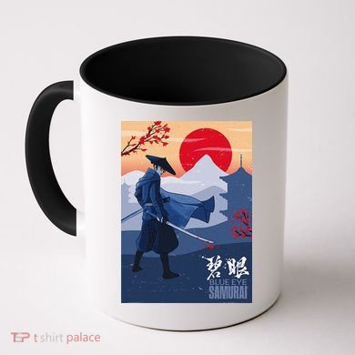 Funny Blue Eye Samurai Mizu Coffee Mug