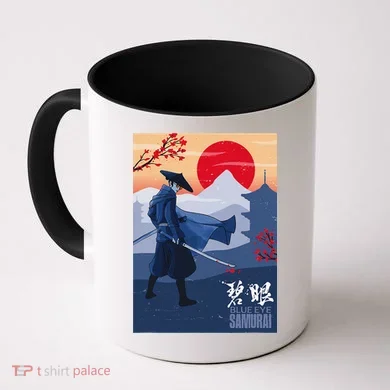 Funny Blue Eye Samurai Mizu Coffee Mug