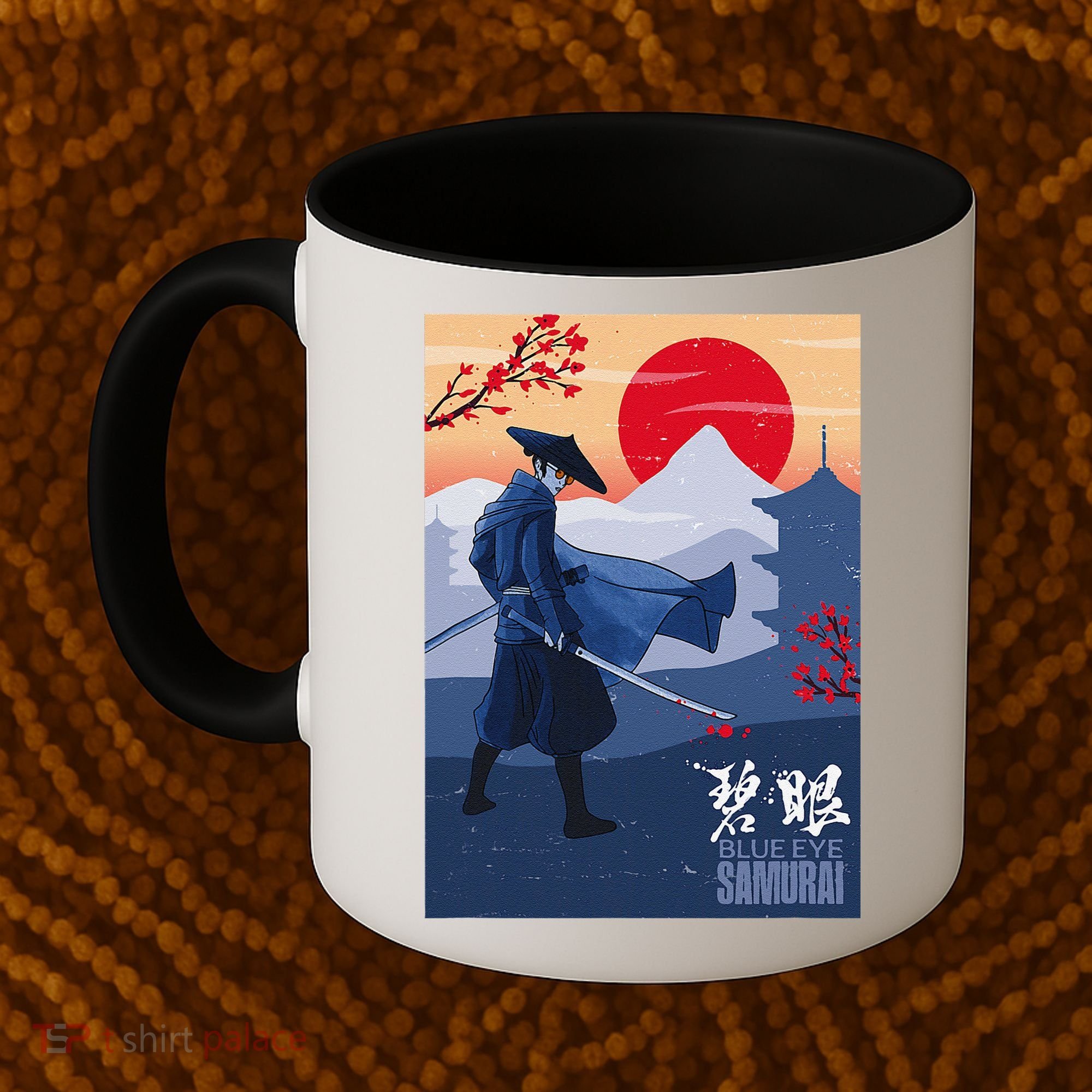 Funny Blue Eye Samurai Mizu Coffee Mug