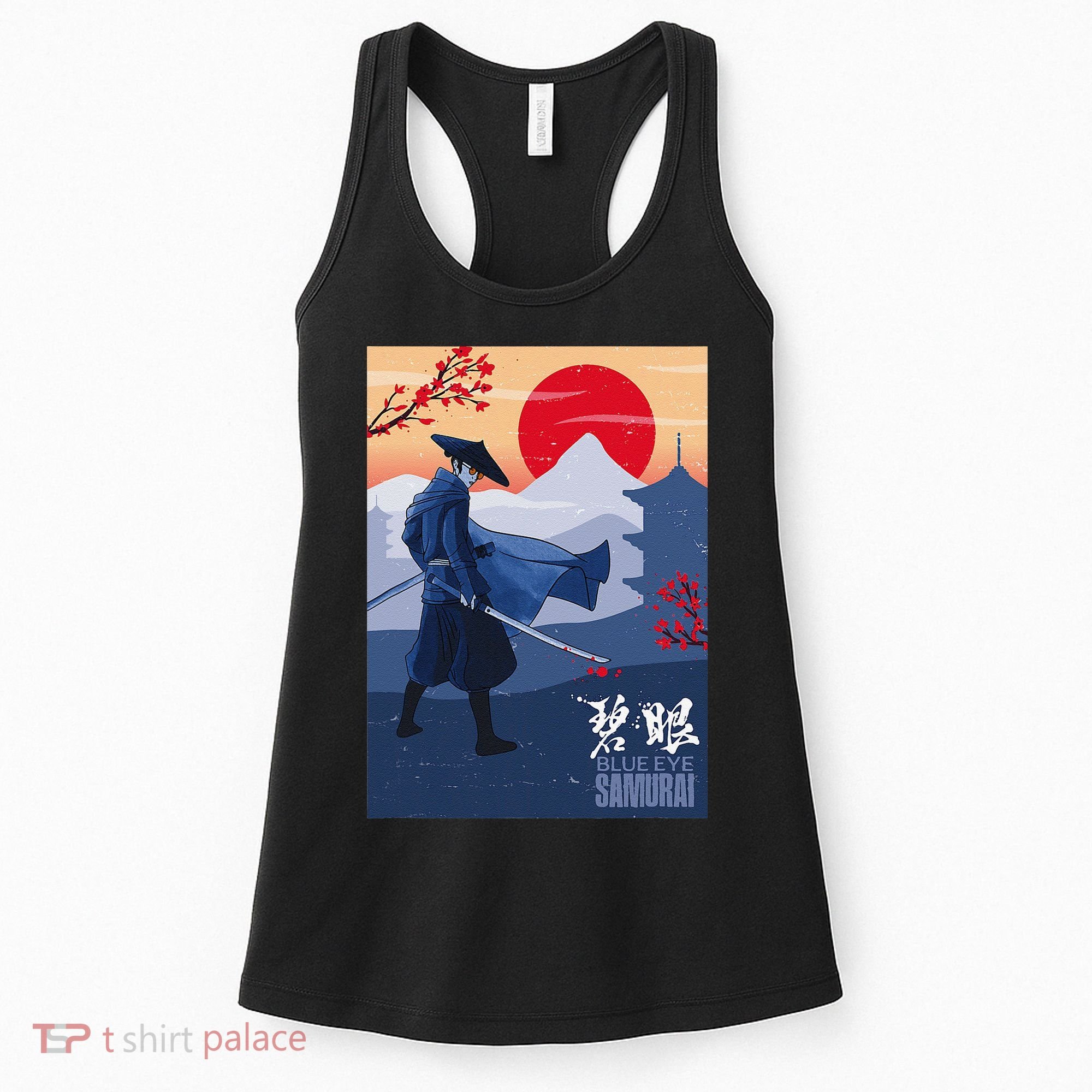 Funny Blue Eye Samurai Mizu Women's Tank Top