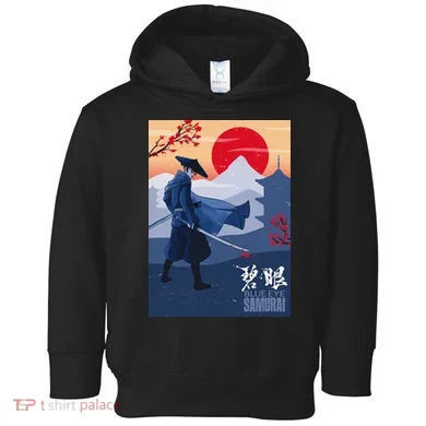 Funny Blue Eye Samurai Mizu Toddler Hoodie