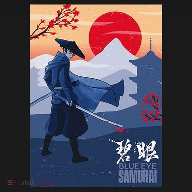 Funny Blue Eye Samurai Mizu Tank Top