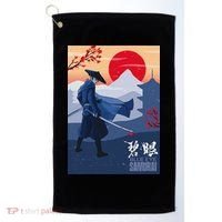 Funny Blue Eye Samurai Mizu Golf Towel thumb 0