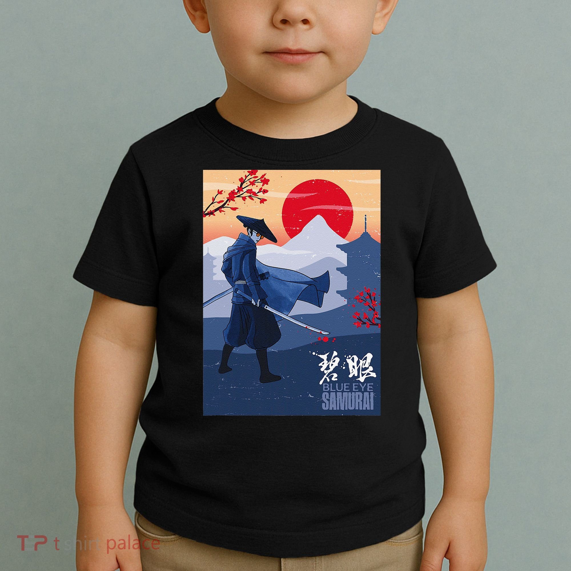 Funny Blue Eye Samurai Mizu Toddler T-Shirt