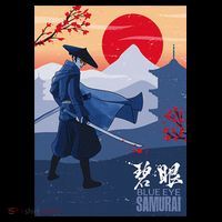 Funny Blue Eye Samurai Mizu Visor thumb 3