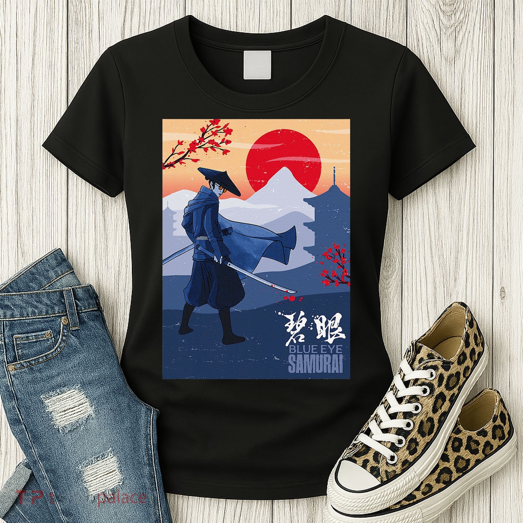 Funny Blue Eye Samurai Mizu Women's T-Shirt