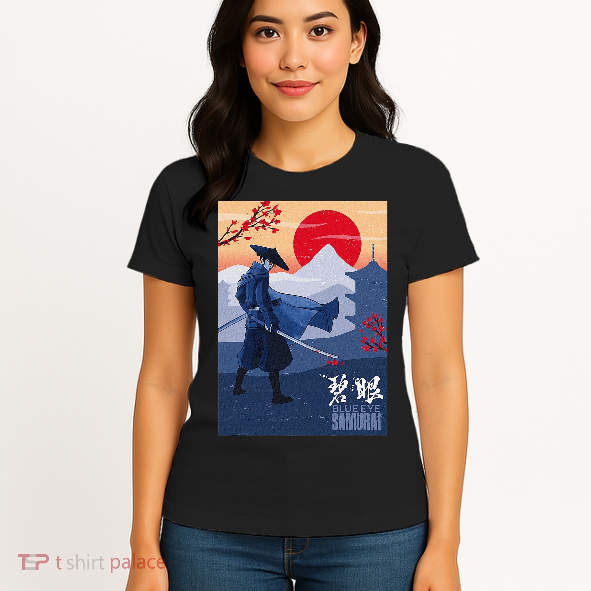 Funny Blue Eye Samurai Mizu Women's T-Shirt