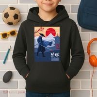 Funny Blue Eye Samurai Mizu Kids Hoodie thumb 2