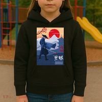 Funny Blue Eye Samurai Mizu Kids Hoodie thumb 3