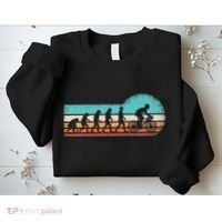 Funny Bicycle Evolution Mountain Bike Cyclist Cycling Bike Sweatshirt thumb 2