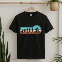 Funny Bicycle Evolution Mountain Bike Cyclist Cycling Bike T-Shirt thumb 2