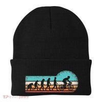 Funny Bicycle Evolution Mountain Bike Cyclist Cycling Bike Beanie thumb 0