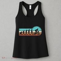 Funny Bicycle Evolution Mountain Bike Cyclist Cycling Bike Women's Tank Top thumb 3