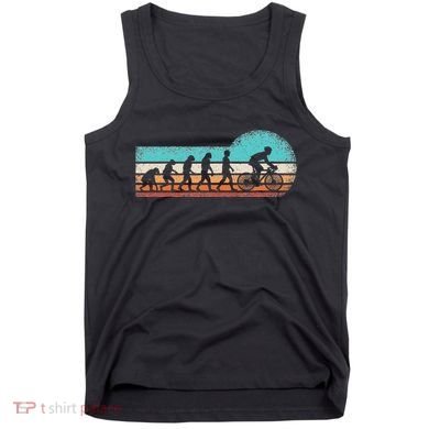 Funny Bicycle Evolution Mountain Bike Cyclist Cycling Bike Tank Top