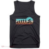 Funny Bicycle Evolution Mountain Bike Cyclist Cycling Bike Tank Top thumb 0